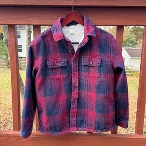 Crewcuts Fleece-lined Shacket. Size 14